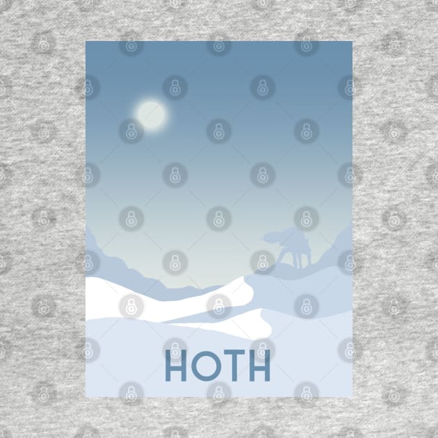 Hoth Poster by GarryDeanArt